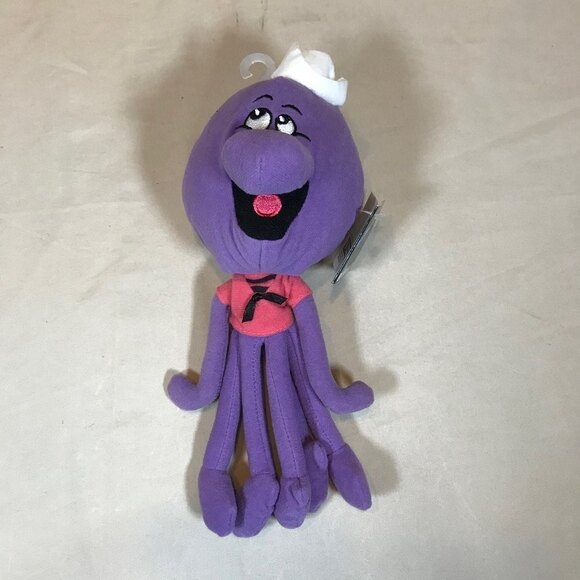 Vintage Hanna-Barbera Squiddly Diddly Bean Bag Plush 1999 - Picture 2 of 5